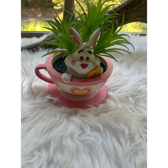 Disney Accents Disney Alice Wonderland White Rabbit Tea Cup Faux